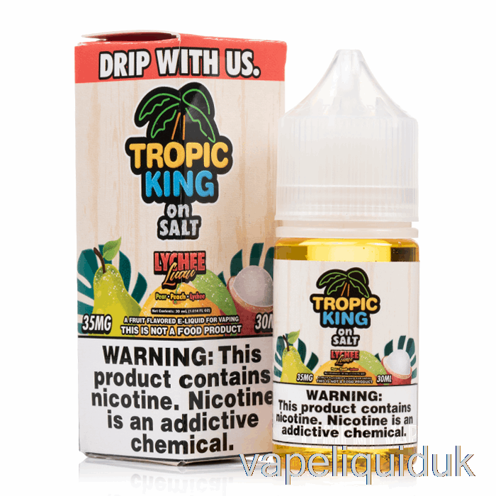 Lychee Luau - Tropic King On Salt - 30mL 50mg Vape Liquid